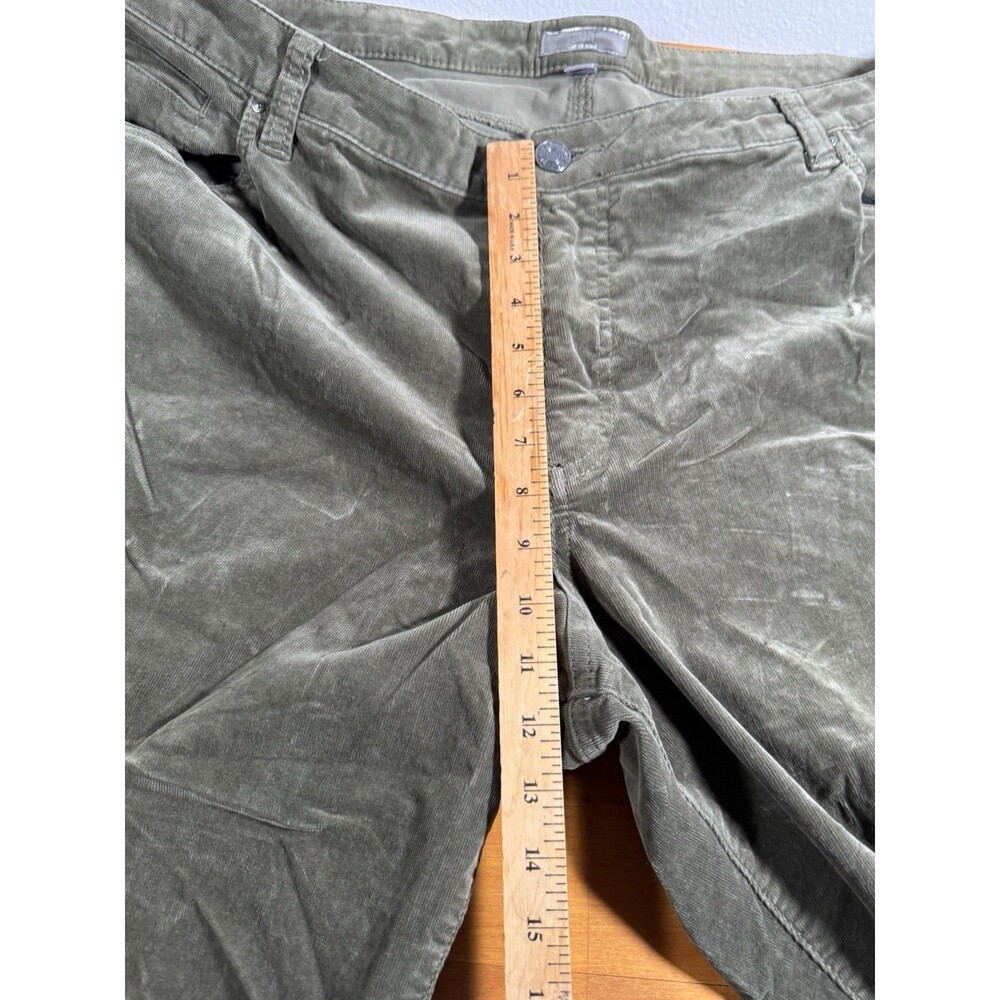 Kut From The Kloth Catherine Boyfriend Corduroy Pants Olive Green Plus 22W Core - Picture 10 of 11